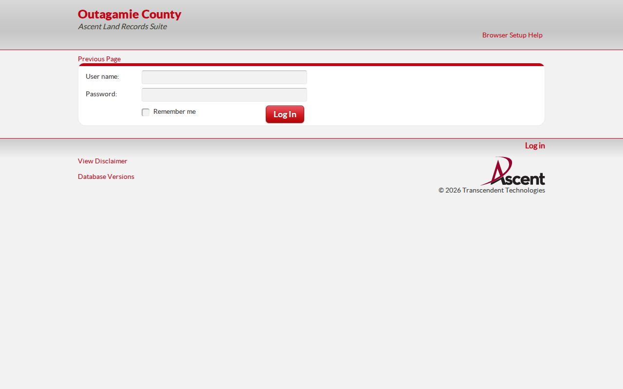 Grand Chute residents directory Ascent parcel search